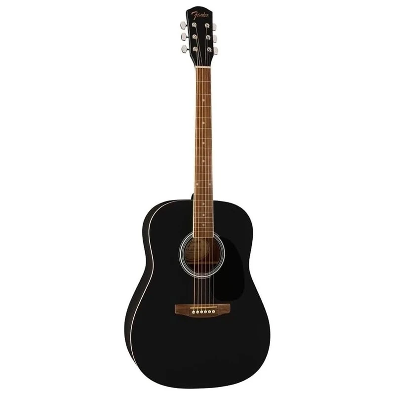 Fender FA-25 Dreadnought Acoustic Guitar, Walnut Fingerboard, Black
