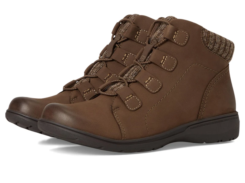 Clarks Women's Carleigh Jade Ankle Boot - Taupe Nubuck 5.5 UK