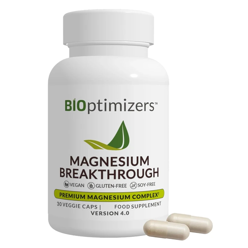 BIOptimizers Magnesium Breakthrough 4.0 - 7-in-1 Strength, 30 VeganCaps