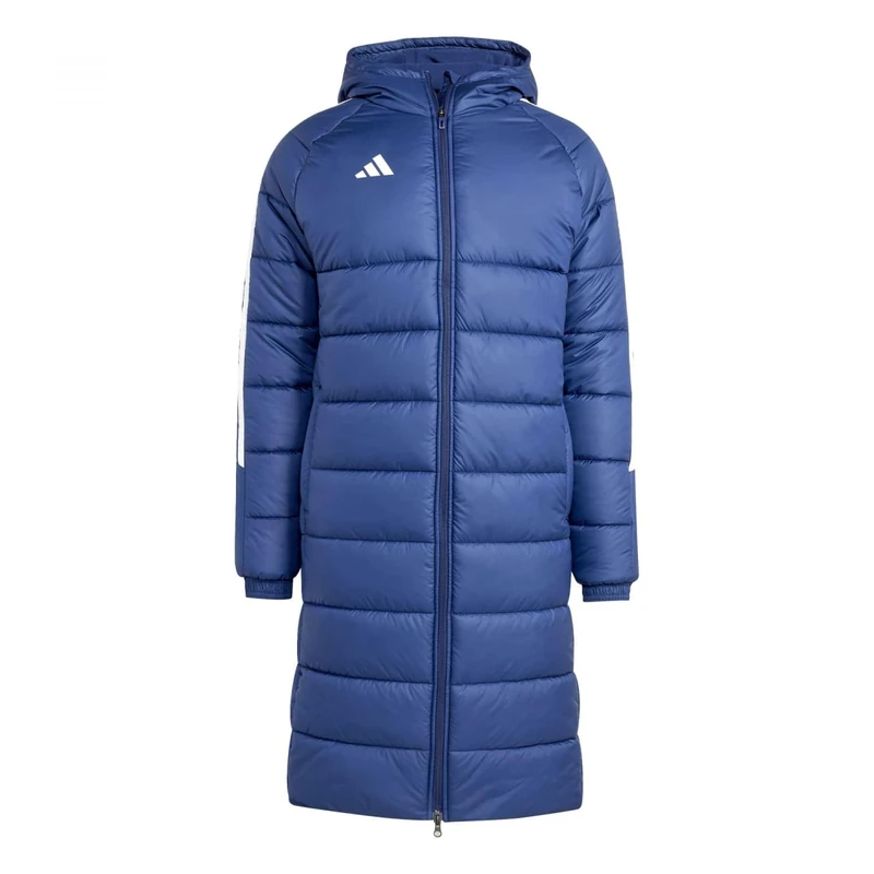 adidas Men's Tiro24 Long Coat Coat, team navy blue/white, L - Image 1