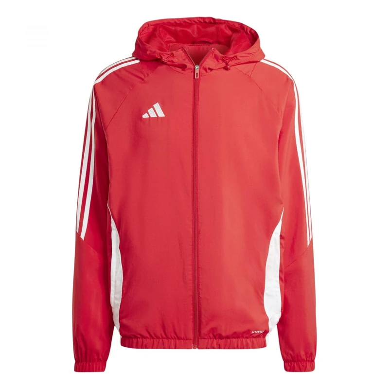 adidas Men's Tiro24 Windbreaker Coat, team power red 2/white, L