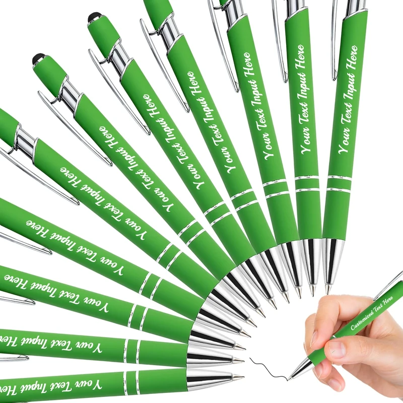 ShAxzHen Personalised Pens - 36 Pack Custom Engraved Stylus