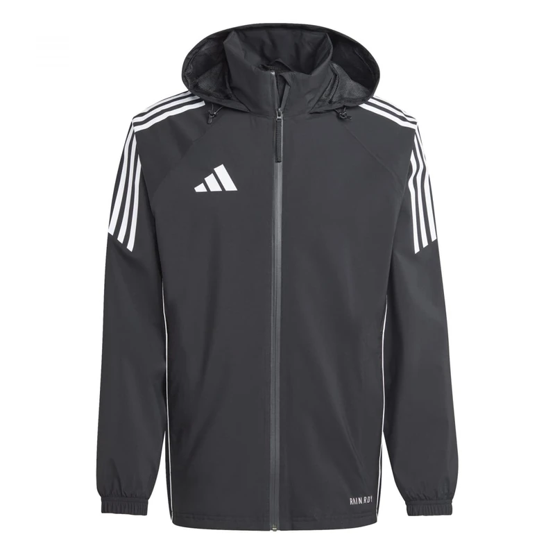 adidas Men's Tiro24 Rain Coat, black/white, L