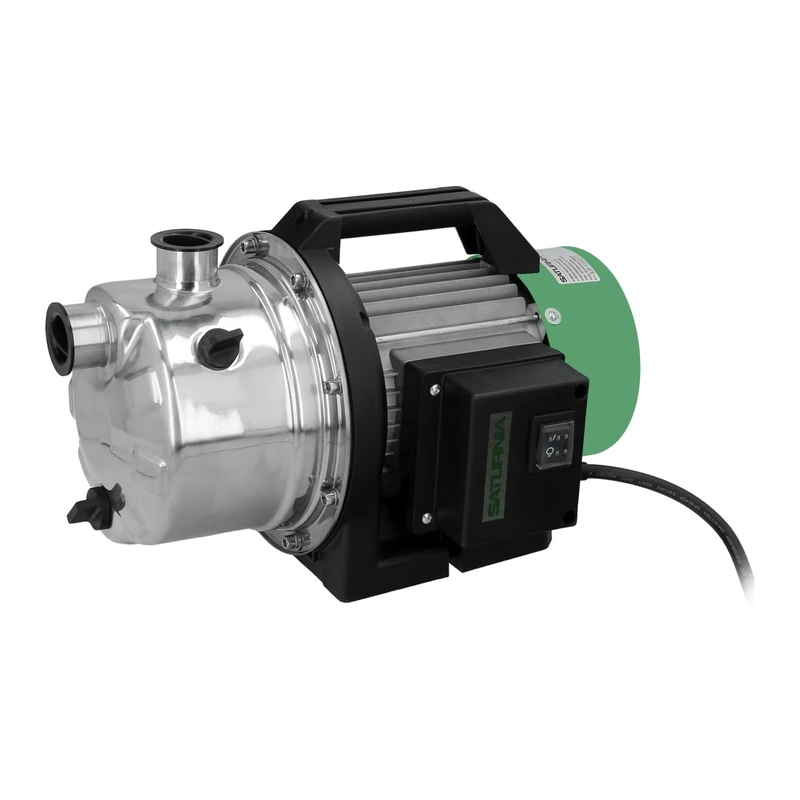 Clean Water Pump Stainless Steel Surface 1,300 W. 5,000 LTS/Hour, Depth 8 MTS Elevation 50 MTS. Max Pressure: 5 Bar