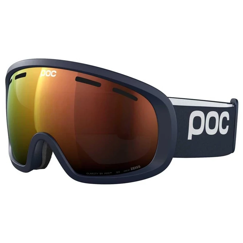 POC Fovea Mid - A smaller goggle with maximal vertical and peripheral vision – ideal for junior skiers or adults with smaller faces with complete UV protection