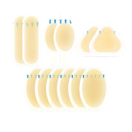 Welnove Blister Bandages Gel Pads - 12ct Waterproof Blister Protection for Feet, Toes, Heels & Fingers