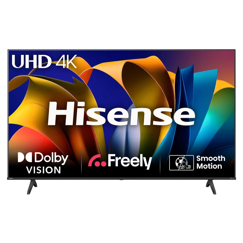 Hisense 50 Inch 4K Smart TV 50E6NTUK - Dolby Vision, Game Mode PLUS with 60Hz VRR ALLM, Smooth Motion, AI Sports Mode, Vidaa OS with Freely, Youtube, Netflix and Disney+ & Now TV (2024 Model)