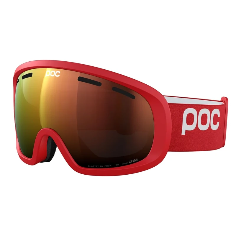 POC Fovea Mid - A smaller goggle with maximal vertical and peripheral vision – ideal for junior skiers or adults with smaller faces with complete UV protection