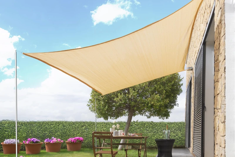 InnovaGoods Rectangular Shade Sail - 3 x 4 m HDPE Canopy