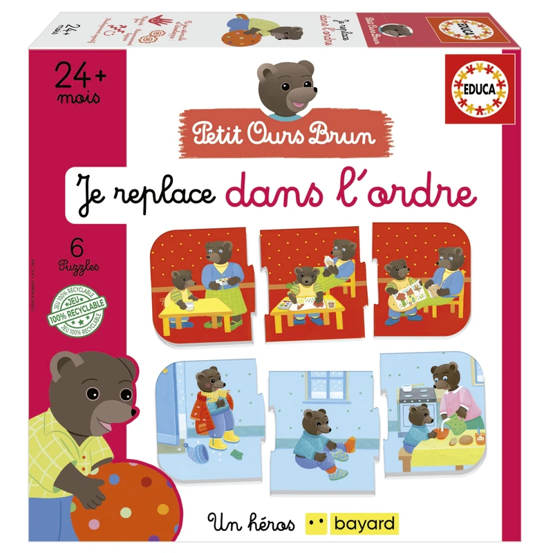 Educa 19878 Little Brown Bear J'ororive Die Images, Versatile
