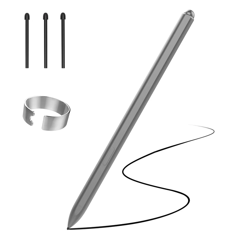 TiMOVO Magnetic Remarkable 2 Pen with Eraser, EMR Stylus Digital Pen Marker Plus with 4096 Sensitivity & Palm Rejection & Tilt for Remarkable/Kindle Scribe/Wacom/Boox/Samsung Galaxy Stylus Pen, Gray