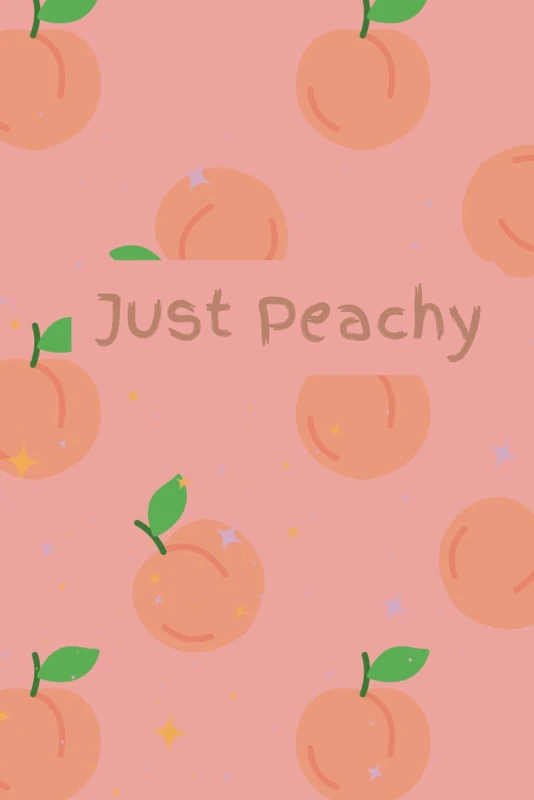 Just Peachy: A Peach Notebook/Journal/Diary