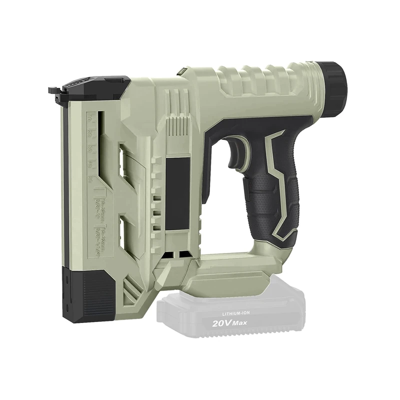 Battery Staples and Nails Gun - Gun with Depth Adjustment, 20 V, Perfect for Crafts and Upholstery - Image 1