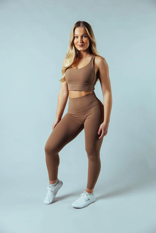 Lifters Wear Pure Sport Bra Mokka M - Image 1