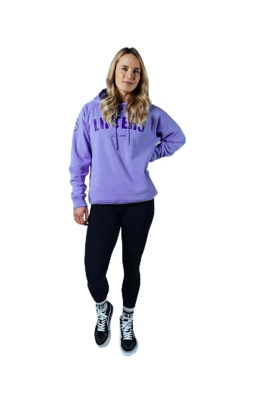 Lifters Wear Men's Unisex-Hoodie Hooded Sweatshirt, Soft Purple, S