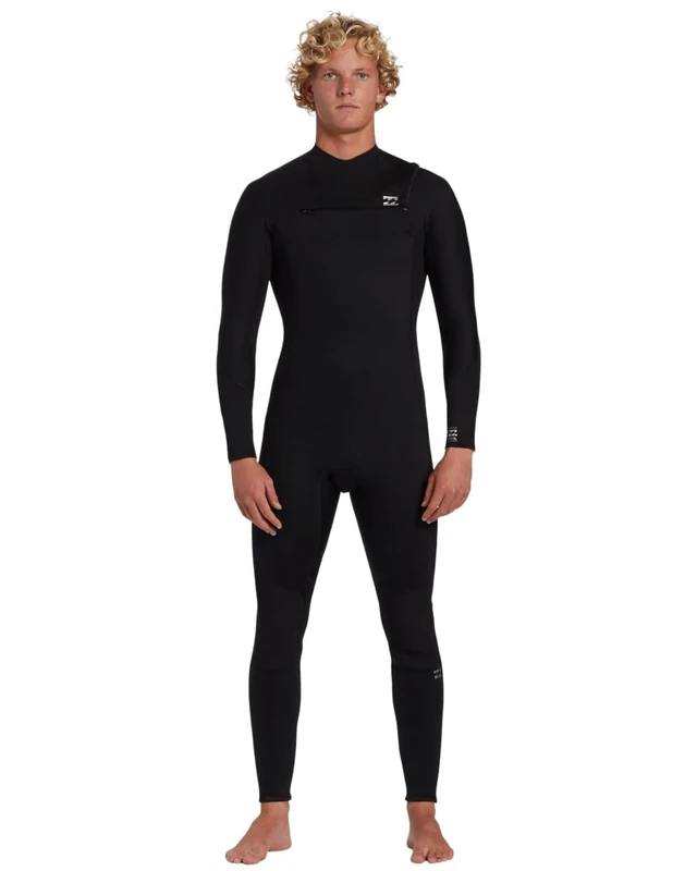Billabong Chest Zip Wetsuit 403 FOIL CZ GBS FULLSUIT Young Mens Black XXL