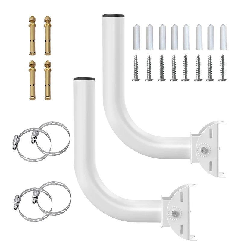 honecumi Outdoor Wireless Bridge Mount - 2 Pack Pole/Wall Bracket