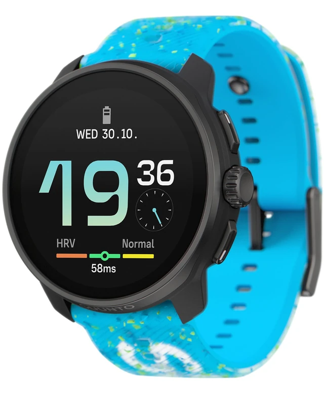 SUUNTO Race S GPS Sports Watch - AMOLED Touchscreen - Power Blue