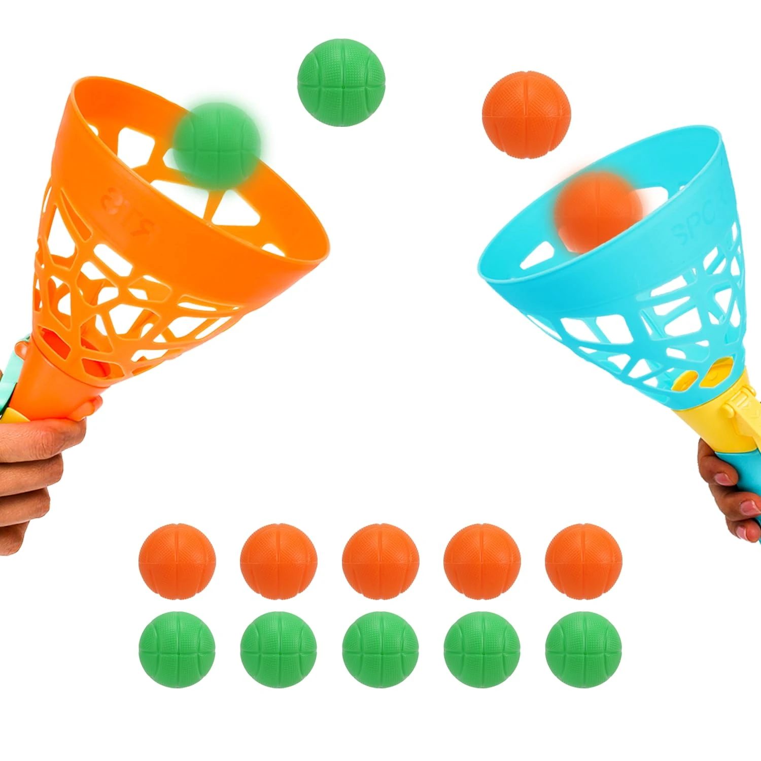 Weaqen Pop and Catch Ball Game Set - Indoor Outdoor Toys for 3-12 Year Olds, Ideal for Family Gathering, Boost Hand - Eye Coordination