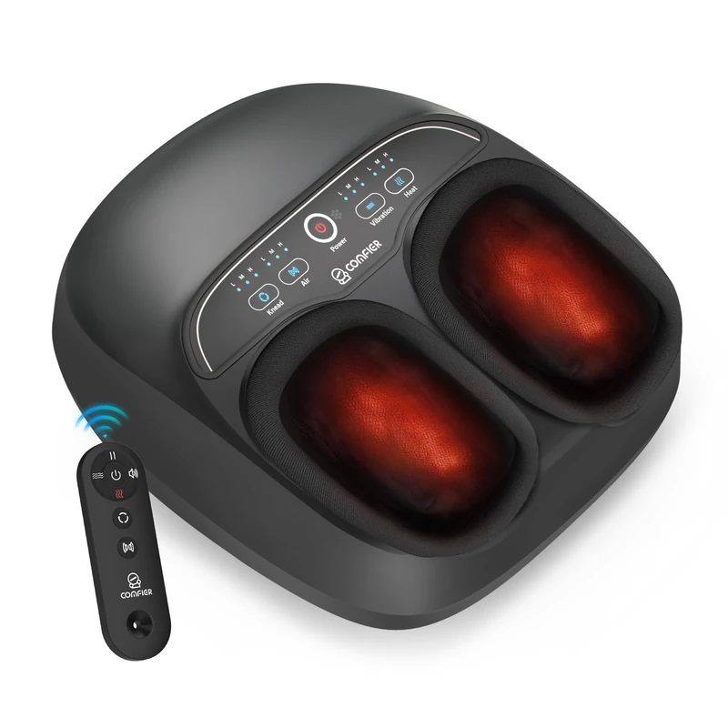 COMFIER Shiatsu Foot Massager with Heat, Remote Control for Feet Massage