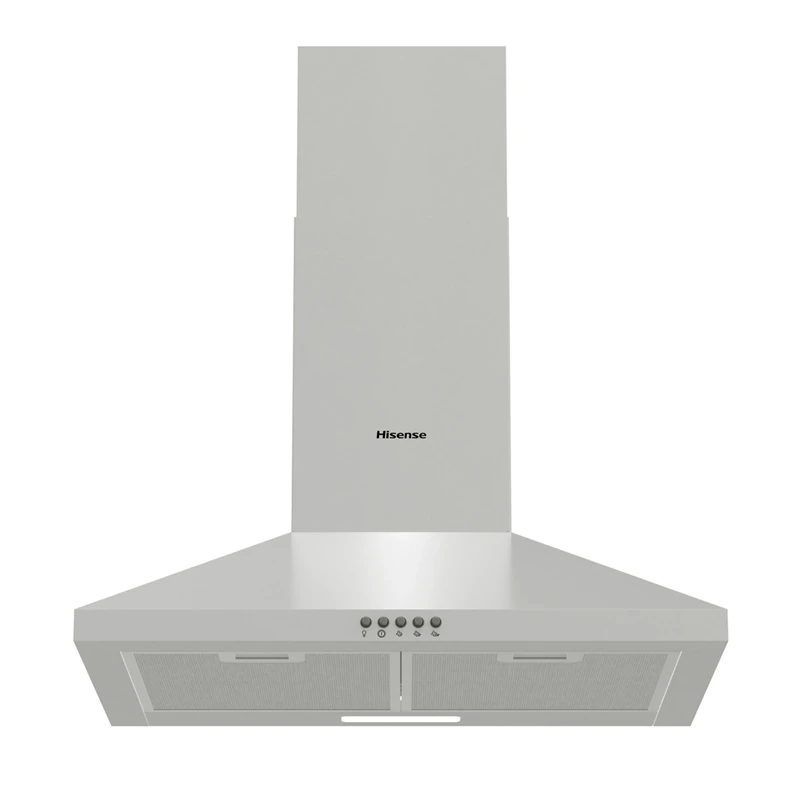 Hisense CH6C4BXUK Built-in 60 cm Chimney Cooker Hood - Stainless Steel 450 m³/h Maximum extraction rate - B Rated