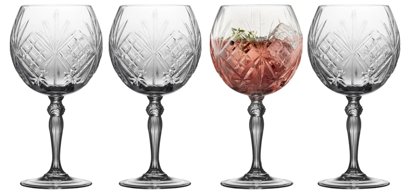 Lyngby Glas Krystal Melodia Gin and Tonic Glass 65 cl 4 pcs