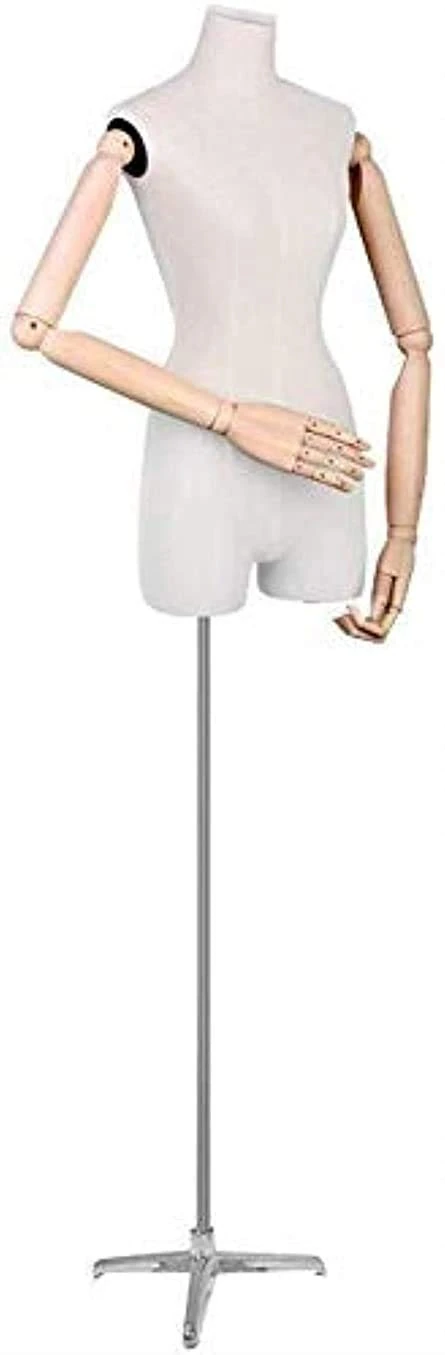 CUTPOIY Mannequin Torso Female Tailors Dummy Mannequin Dressmakers Manikins Tailors Dummy Dummies Fashion Students Display