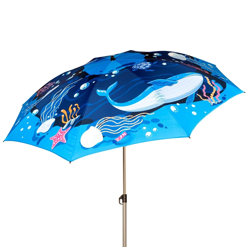 Aktive 62327 Uv40 Ø200 Cm Tiltable Beach Umbrella One Size