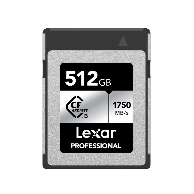 Lexar Professional SILVER Series 512GB CFexpress Card, Type B CFe Card up to 1750MB/s Read, CF Card Adopt PCIe Gen3x2, CF Memory Card Compatible with DSLR, Backward with XQD Camera (LCXEXSL512G-RNENG)