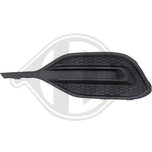 Diederichs Bumper Grille Left Astra K 2019-2022 Black