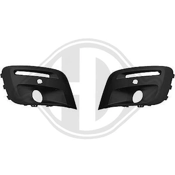Diederichs Bumper Git.R/L Berlingo 2015-18 for PDC + Fog - Image 1