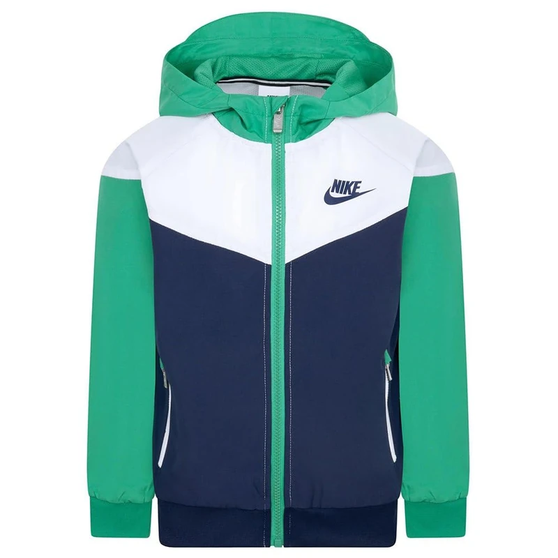 NIKE Boys Kids Windrunner Jacket 3-4 Years Lamp, Green, 3 Years EU