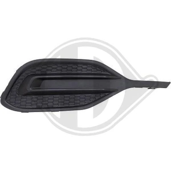 Diederichs Bumper Grille Right Astra K 2019-2022 Black