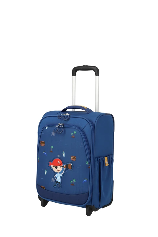 travelite Children's Suitcase with 2 Wheels for mini World Explorers, Hand Luggage Children's Trolley MINIMOVER Made of Recycled Polyester, 44 cm, 1.9 kg