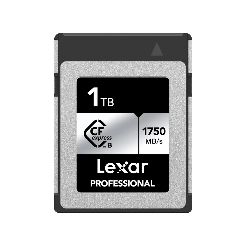 Lexar Professional SILVER Series 1TB CFexpress Card, Type B CFe Card up to 1750MB/s Read, CF Card Adopt PCIe Gen3x2, CF Memory Card Compatible with DSLR, Backward with XQD Camera (LCXEXSL001T-RNENG)