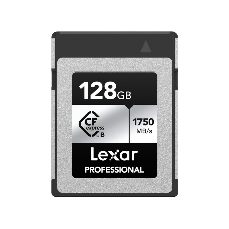 Lexar Professional SILVER Series 128GB CFexpress Card, Type B CFe Card up to 1750MB/s Read, CF Card Adopt PCIe Gen3x2, CF Memory Card Compatible with DSLR, Backward with XQD Camera (LCXEXSL128G-RNENG)