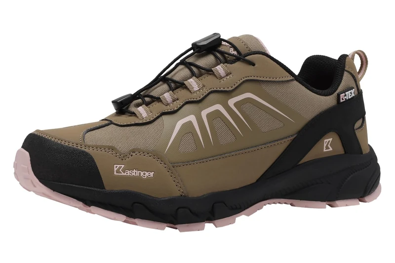 Kastinger Women's GRASBERG Low KTX Hiking Shoes, Cream/Frost Pink, 41 EU, Cream Frost Pink, 8.5 UK