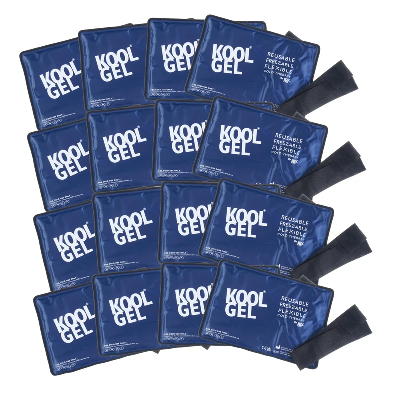 Koolpak Flexible Cold Gel Pack - 19 x 29cm - 16 Pack