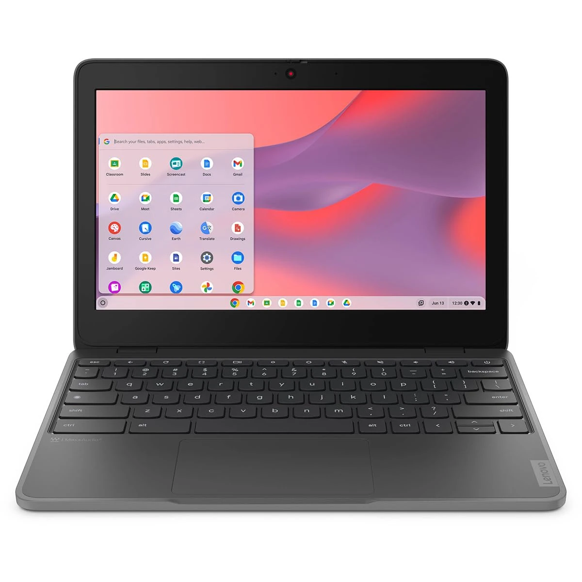 Lenovo 100e Chromebook Gen 4 83G80000US 11.6" Touchscreen Chromebook - HD - Intel N-Series N100-4 GB - 32 GB Flash Memory - English Keyboard - Graphite Gray