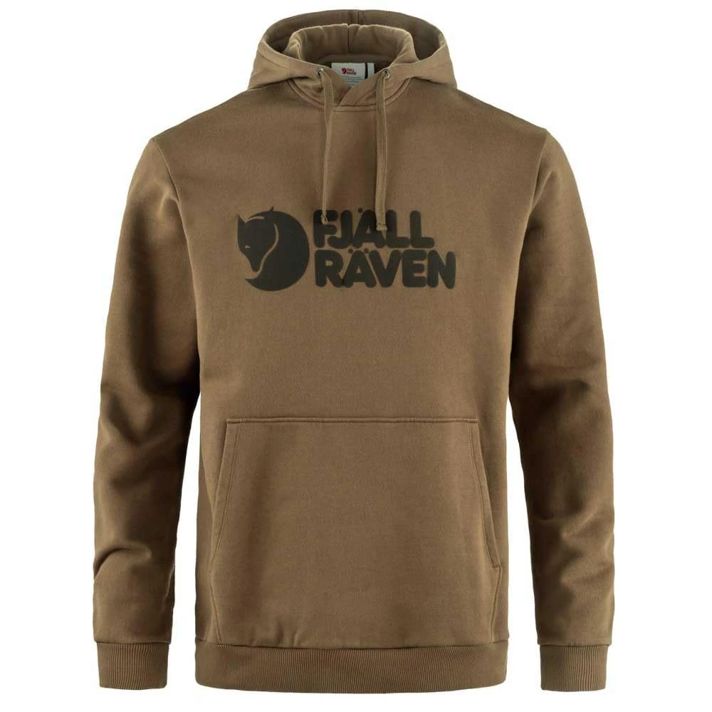 FJALLRAVEN 84144-265 Fjällräven Logo Hoodie M Sweatshirt Men's Wood Brown Size M