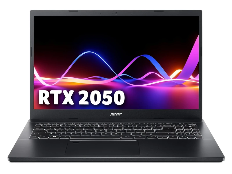 Acer Aspire 7 A715-76G 15.6-inch Gaming Laptop - (Intel Core i5-12450H, 8 GB RAM, 512 GB SSD, NVIDIA GeForce RTX 2050 4G, 1920 x 1080 144Hz Display, Windows 11, Black) (Renewed)
