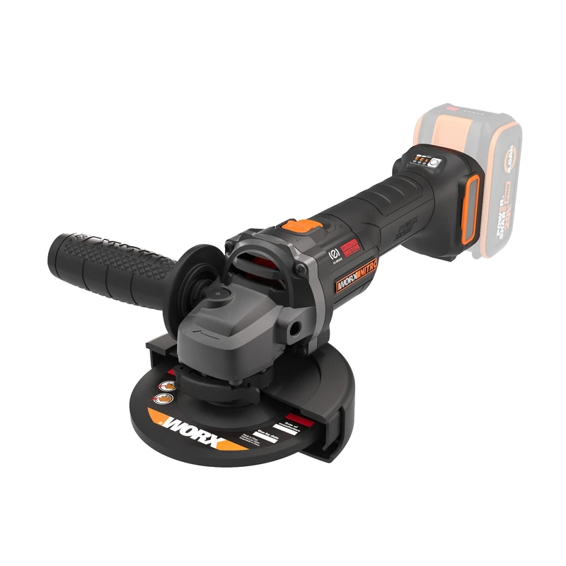 Battery Grinder 20V Max. | WX814.9 | WORX | 125 mm | Without Battery or Charger