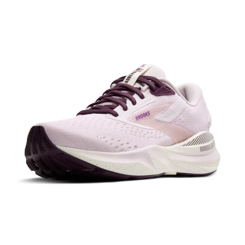 Brooks Women's, Adrenaline GTS 24 Running Shoe, Orchid/Coconut/Purple, 5 UK
