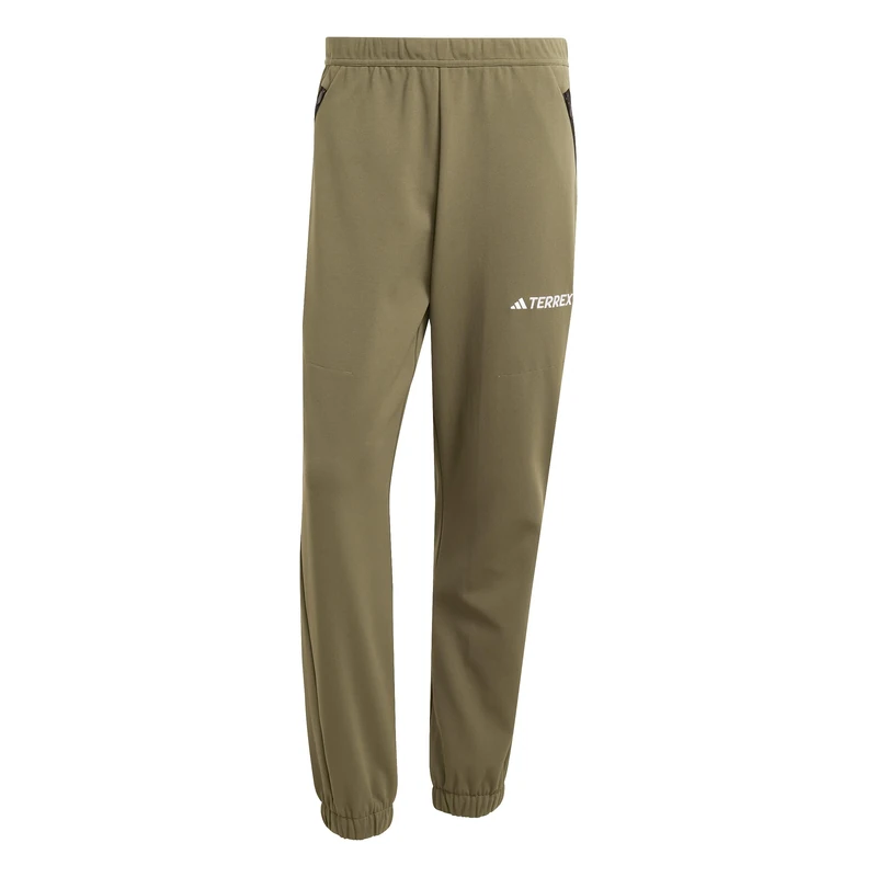 adidas Men's Terrex Multi Knit Pants, Olive strata, M