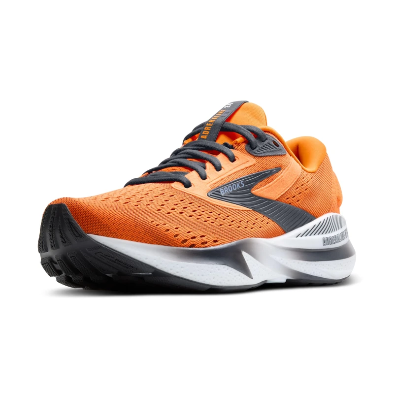 BROOKS 1104371D864 Adrenaline GTS 24 Men Orange/Ebony/Country Blue UK 7.5