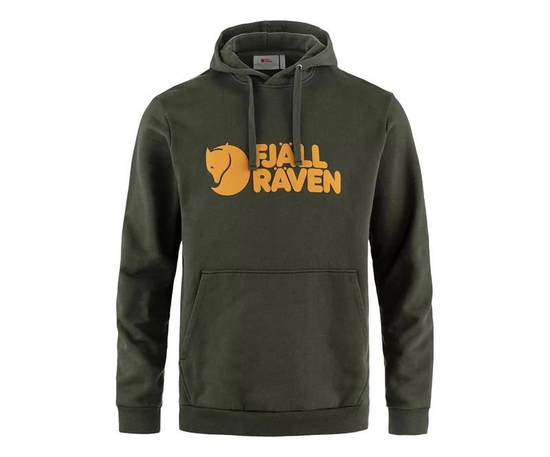 Fjallraven Logo Hoodie M Sweatshirt - Deep Forest - Size XL
