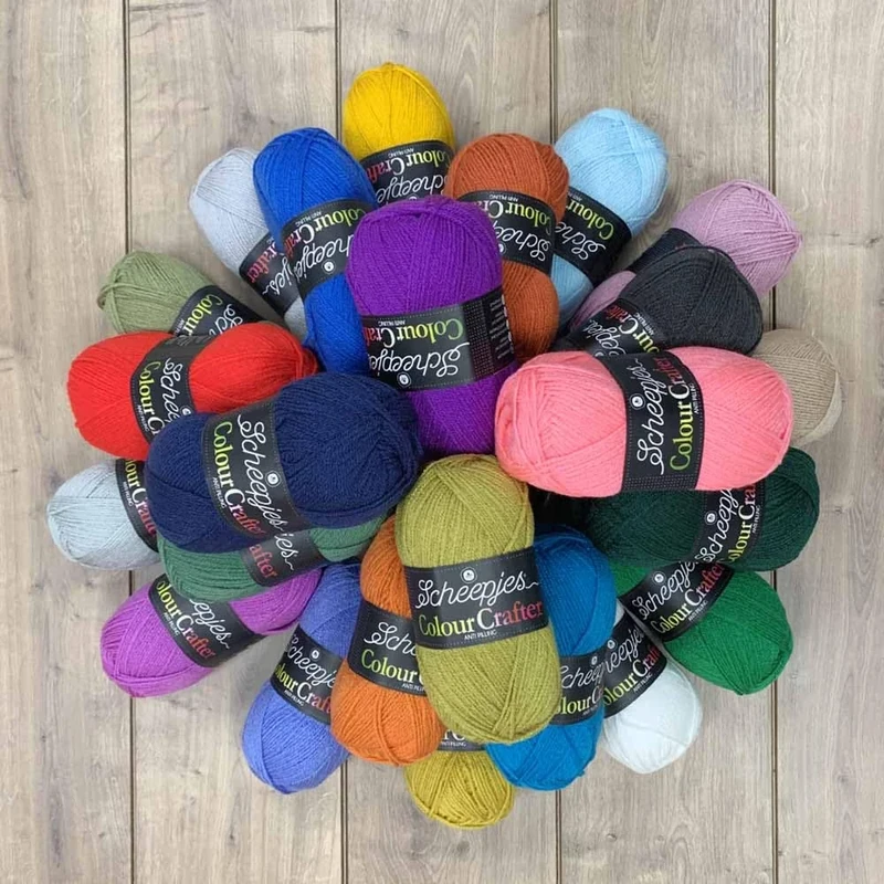 Scheepjes - Scheepjes 93 Colours Assortment Colour Crafter Yarn - 1 Set