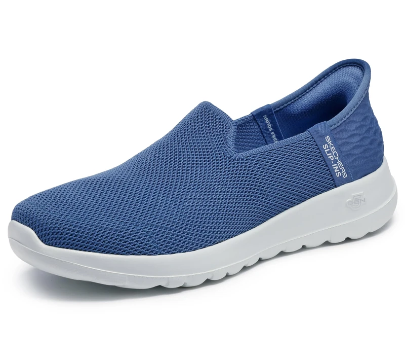 Skechers Women's GO Walk Joy Vela Slip-On, Blue, 3