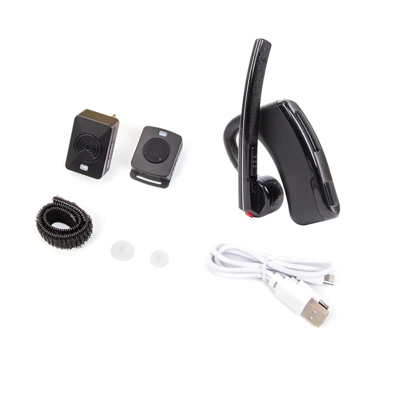 TECKEEN Walkie Talkie Bluetooth Wireless PTT Headset Earpiece M Plug for Motorola GP-88/300/CP1660/EP450/P3688/DEP450