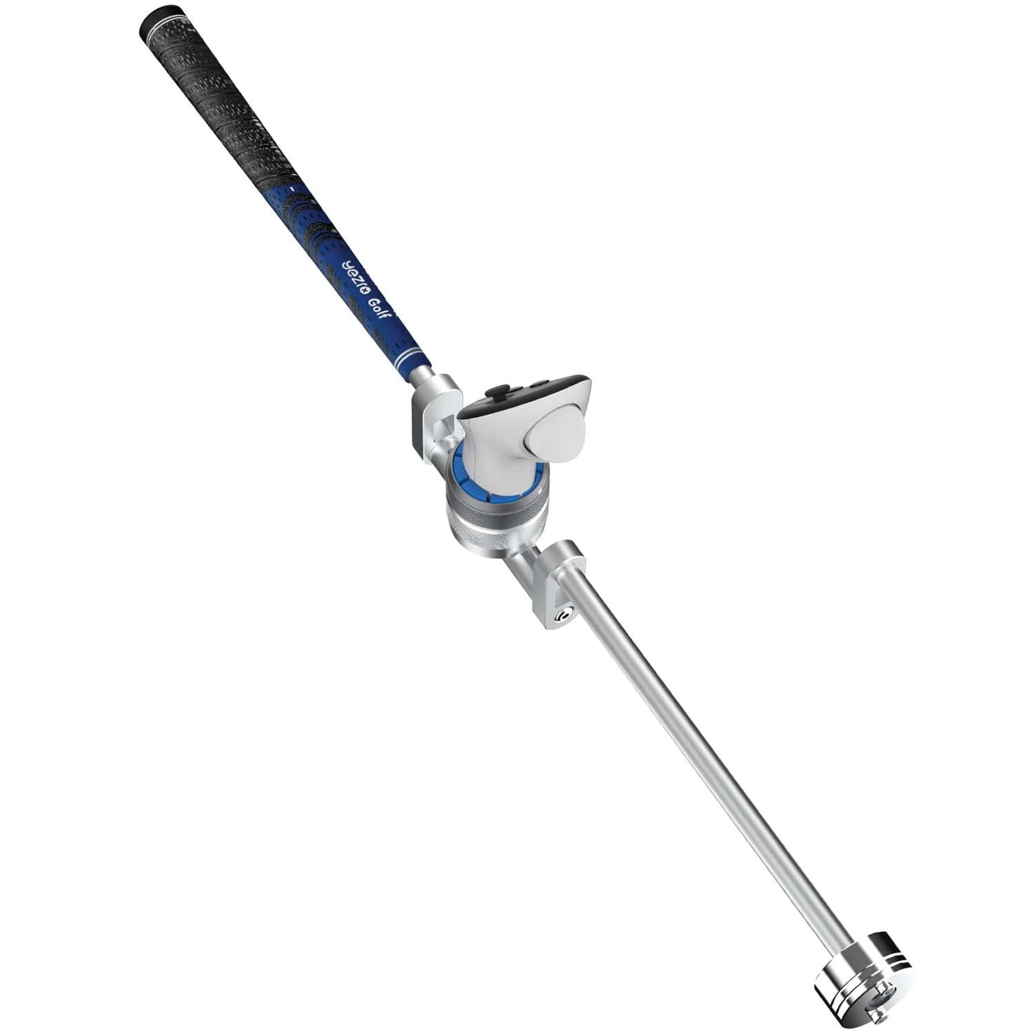 YEZRO Adjustable Weighted Golf Club Attachment for Meta Quest 3, 26'' with 90 Degree Adapter, Real Golf Rubber Grip, Compatible with Quest 3/2 & Pro, 2 x 50g Counterweights